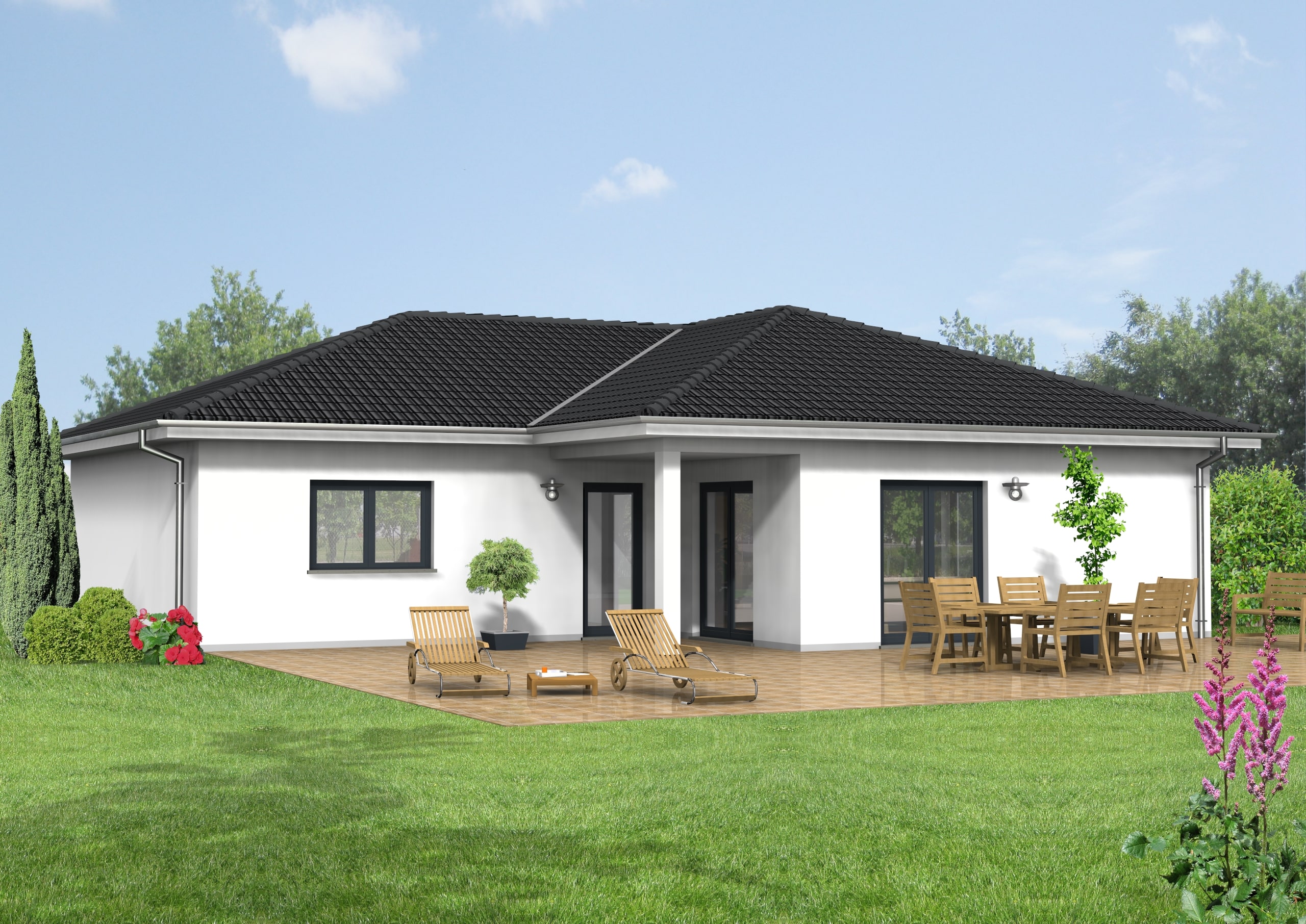 Bungalow Walmdach · Heining Bau